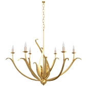 Currey and company menefee chandelier