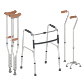 Set - crutches, walkers, canes