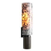 Spanish Cylindrical Marble Wall Lamp