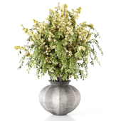 Collection Indoor Plants in Gray Pot - Set 2271