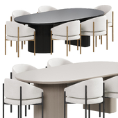 Solana Chair, Osten Table Roveconcepts