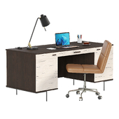 Sal work desk chair and Bantha Desk
