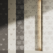 Wall pattern / Wallpaper with pattern 006