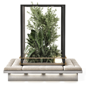 Indoor Plants Garden Behind the Glass - Set 2276