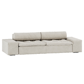 Miami Roll Straight Sofa by Baxter