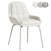 Chair Tiana Textile Light Gray