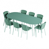 Cancún outdoor dining set by BoConcept