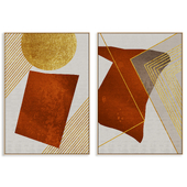 Abstract Painting Frame set 0153