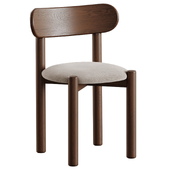 Nebai chair with hard and soft back