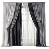 Curtain with tulle 30