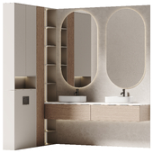 Bathroom furniture set 04