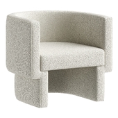 Milan Occasional Chair in Boucle