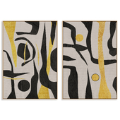 Abstract Painting Frame set 0158