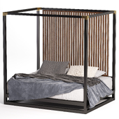 Queen Size Modern Canopy Bed