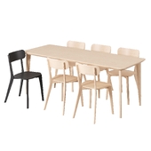 Обеденный стол и стул IKEA LISABO