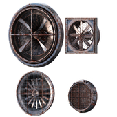 Rusted Exhaust Fans