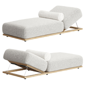 Claude Open Air Lounger by Meridiani