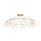 Nordic Modern Branch Chandelier  Firefly Lamp  Round Indoor LED Hanging