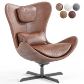 Lazy leather by Calligaris