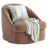 Upholstered Swivel Side Chair
