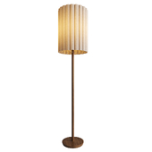 Folia Walnut Wood Floor Lamp