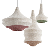 Crochet Pendant Lamp by Hamimi Design