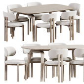 Bay Chair Hauge Table Dining Set