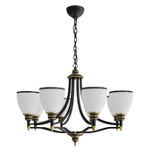Traditional black chandelier 8 pieces