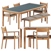 Apache Chairs and Apache table and Apache stool by Atmosphera