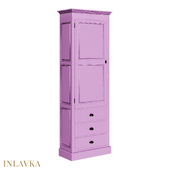 OM Single-door wardrobe with three drawers in a classic style
