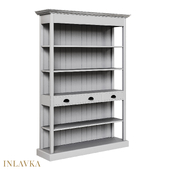 OM Showcase with open shelves and three drawers in a classic style