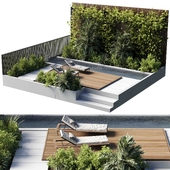 Landscape Furniture Backyard with Pool
