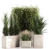 Outdoorplants with concrete Box -set20