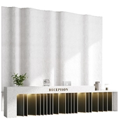 Reception Desk and Wall decor - office furniture 44