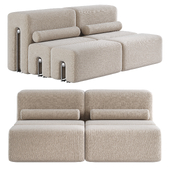 Liberamente 2-seat sofa by Soft Witness