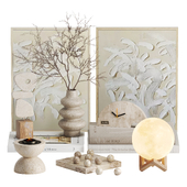Decor Light Clock Modern Set 04