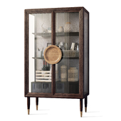 Display cabinet with glass ZOÉ Oasis Theodore Alexander