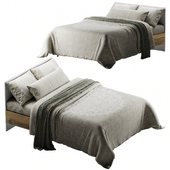 Bed Nordic 140 Wood White