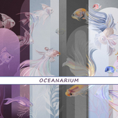 Designer wallpaper OCEANARIUM pack 1