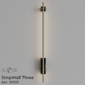 SimpWall Three lamp by GLODE