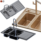 set sink AXIS III 45 S IF