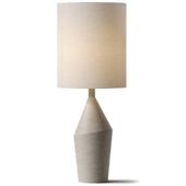 Asymmetry Ceramic table lamp - West Elm