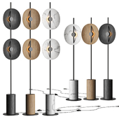 Double Moon Floor Lamp by Radilum