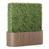 Outdoor Plants Pine Wooden Pot 2558