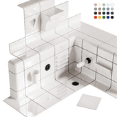 Corners and Curved Dtile Tiles