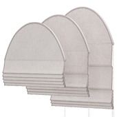 Arched Roman blinds 1