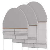 Arched Roman blinds 6