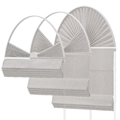 Arched Roman blinds 7