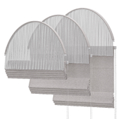 Arched Roman blinds 8