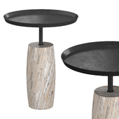 Mateo Aged Grey End Table